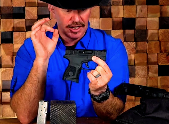 Denny Chapman shows off the Beretta APX Carry